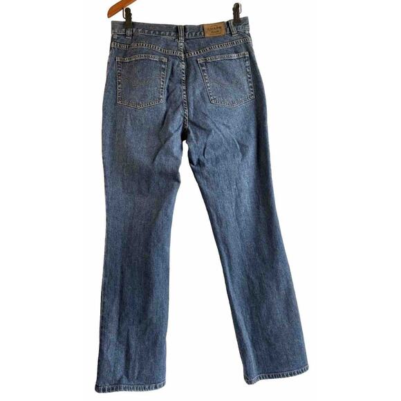 Vintage Chaps Women’s Denim Sz 8 Beaded Pockets Medium-Wash High Rise Mom Jeans - Picture 4 of 13